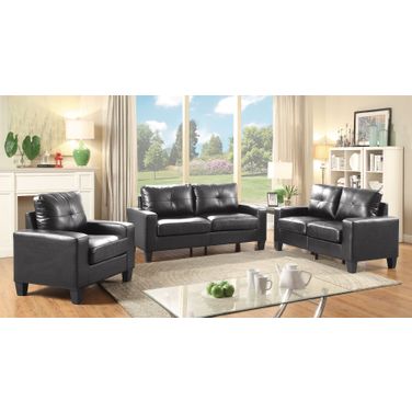 Newbury Living Room Set (Black)