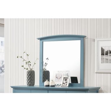 Glory Furniture Hammond Mirror, Blue