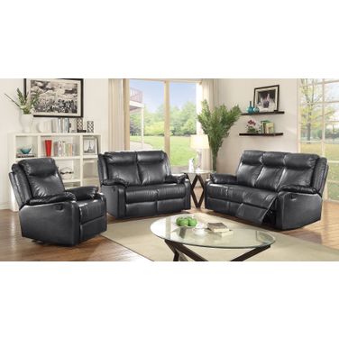 G761 Reclining Living Room Set (Black)