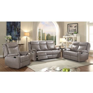 G763 Reclining Living Room Set (Gray)