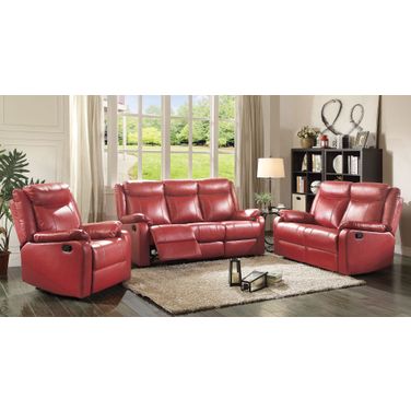 G765 Reclining Living Room Set (Red)