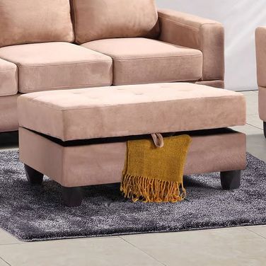 G904 Storage Ottoman (Mocha)