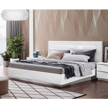 Onda Legno Panel Bed (King)