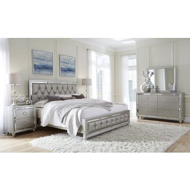 Silver bedroom set hotsell