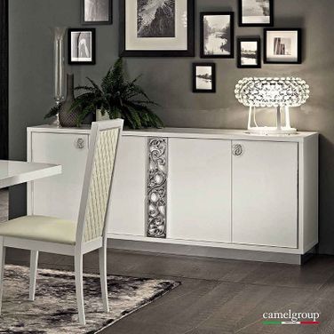 Roma 4 Door Buffet (White)