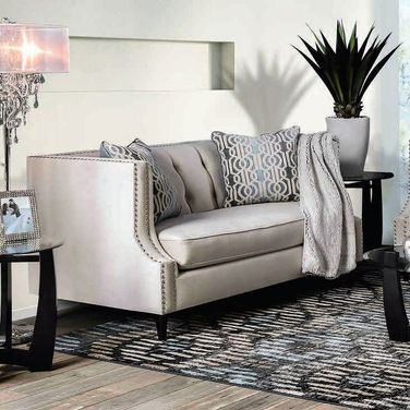 Tegan Loveseat (Beige)