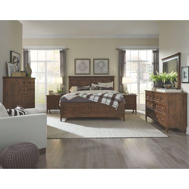 Bay Creek Toasted Nutmeg Panel Bedroom Set