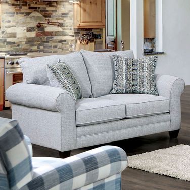 Aberporth Loveseat In Gray