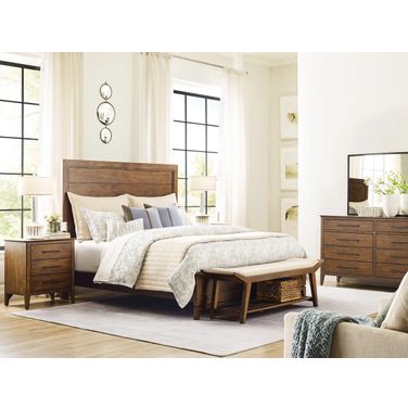 Abode Bedroom Set In Warm Brunette