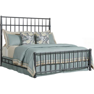 Sylvan King Metal Bed In Black