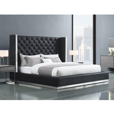 Abrazo Black King Bed