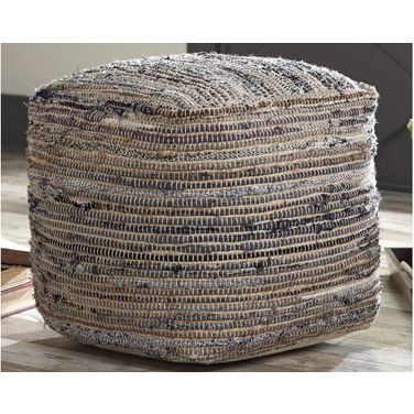 Absalom Natural Pouf