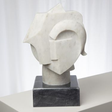 Abstract Bust In Black