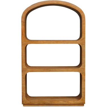 Achley Seamless Wooden Etagere In Woodtone