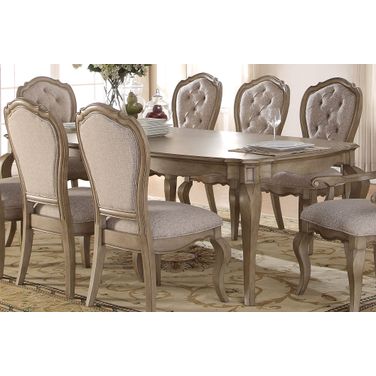 Acme Chelmsford Dining Table in Antique Taupe
