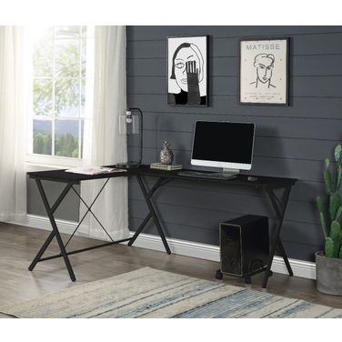 Acme Demas Computer Desk In Black Finish