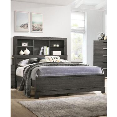 Acme Furniture Lantha Series King Size Bookcase Bed