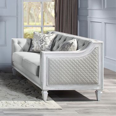 Acme Katia Loveseat With 2 Pillows