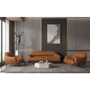 Leonia Chair In Cognac