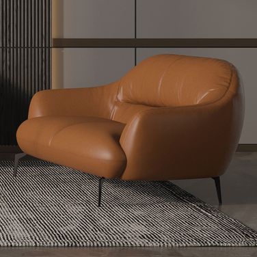 Leonia Loveseat In Cognac