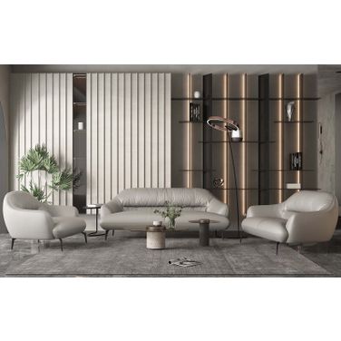 Leonia Loveseat In Taupe