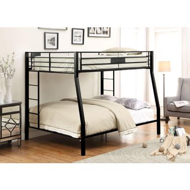 Acme Limbra Full Xl Over Queen Bunk Bed In Sandy Black
