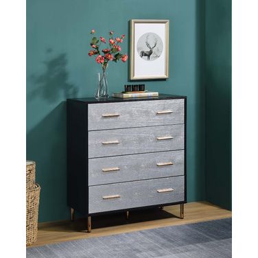 Acme Myles Chest In Silver and Gold Finish