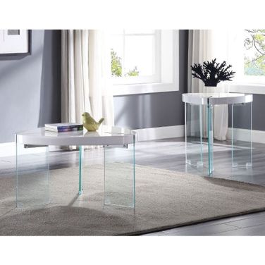 Noland Coffee Table In White High Gloss