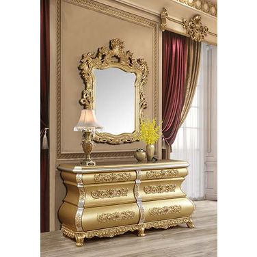 Seville Server In Gold Finish