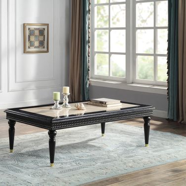 Acme Tayden Coffee Table With Marble Top