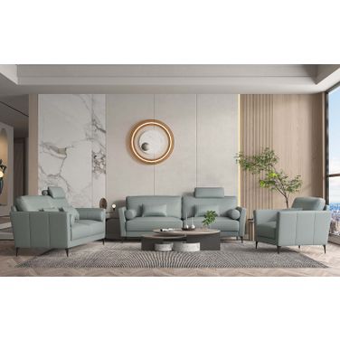 Tussio Chair With 1 Pillow In Gray