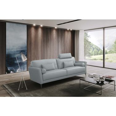 Tussio Sofa With 5 Pillows In Gray