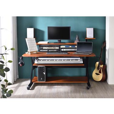 Acme Willow Music Desk In Cherry And Black Finish