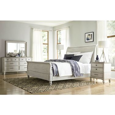 Litchfield Sun Washed Hanover Sleigh Bedroom Set