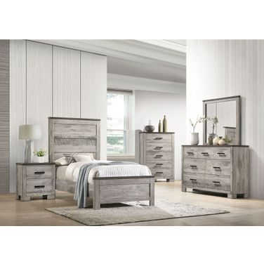 Adam Gray Youth Panel Bedroom Set