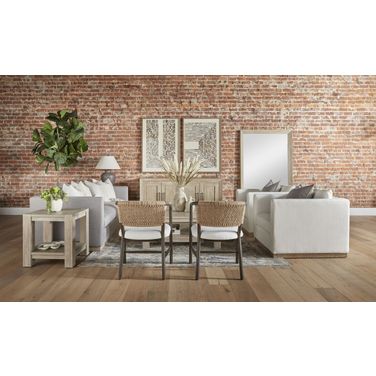 Adler Rectangle Occasional Table Set In Natural Gray