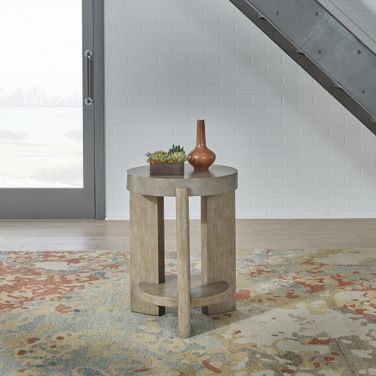 Affinity Chairside Table In Brown