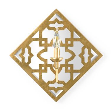 Agadir Medallion Sconce In Gold