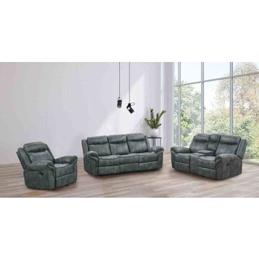 Agata Living Room Set In Dark Gray