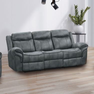 Agata Manual Sofa In Dark Gray