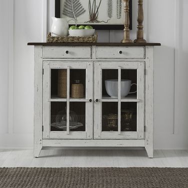 Al Fresco Server In Graphite and White