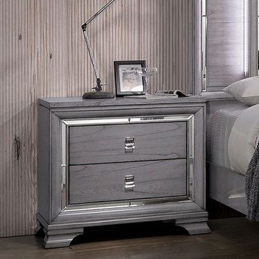 Alanis Night Stand In Light Gray