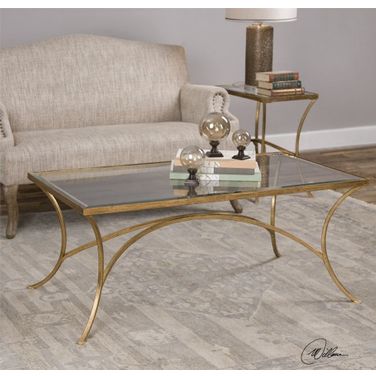 Alayna Gold Occasional Table Set
