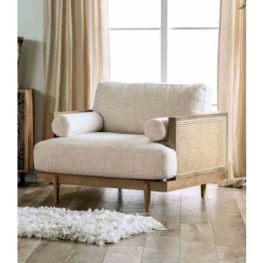 Alesund Chair In Beige and Light Oak