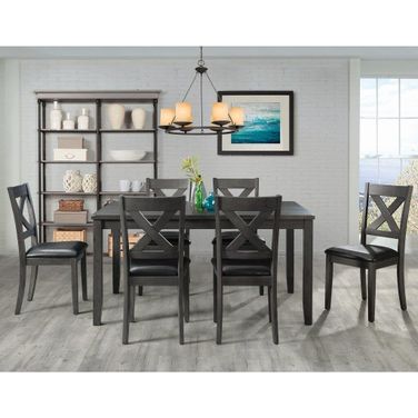 Alexa Gray 7 Piece Counter Height Dining Set