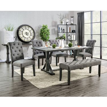 Alfred Dining Table In Antique Black