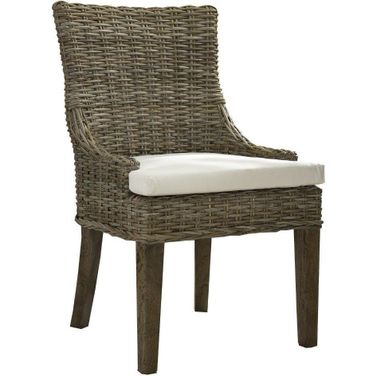 Alfresco Grey Kubu Dining Chair with Set Of 2