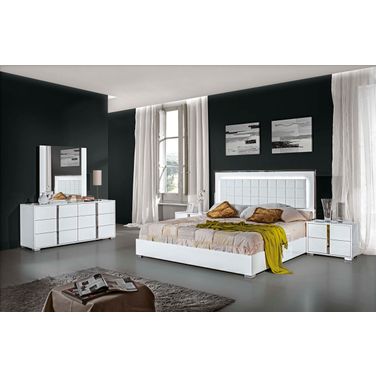 Alice Bedroom Set In White