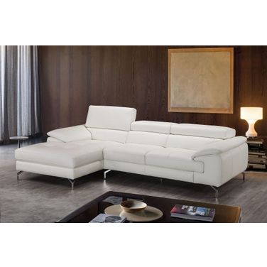 Alice White Premium Leather LAF Sectional