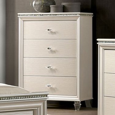 Allie Chest In Pearl White